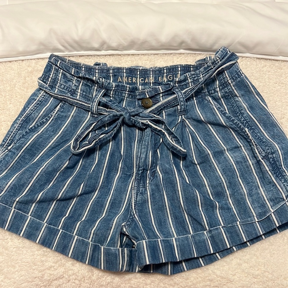 American Eagle Paperbag Shorts